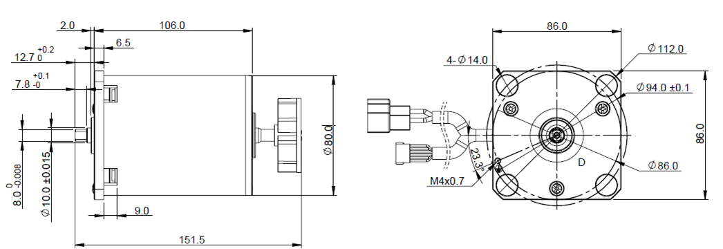無(wú)刷電勵(lì)磁電機(jī)圖紙