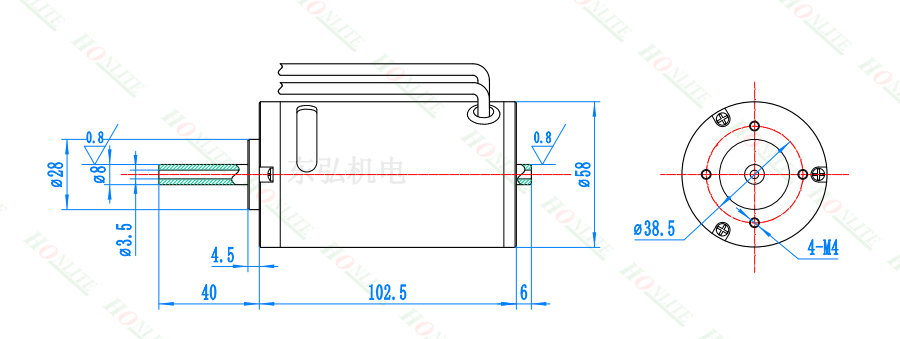 高速無刷電機圖紙